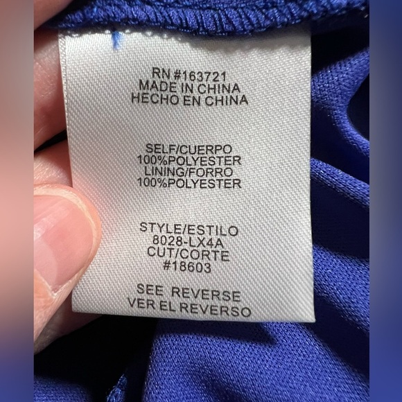 City Studio Multicolor Metallic Tiered Mini Dress Size 5/6 Party Prom Cocktail - Picture 9 of 10